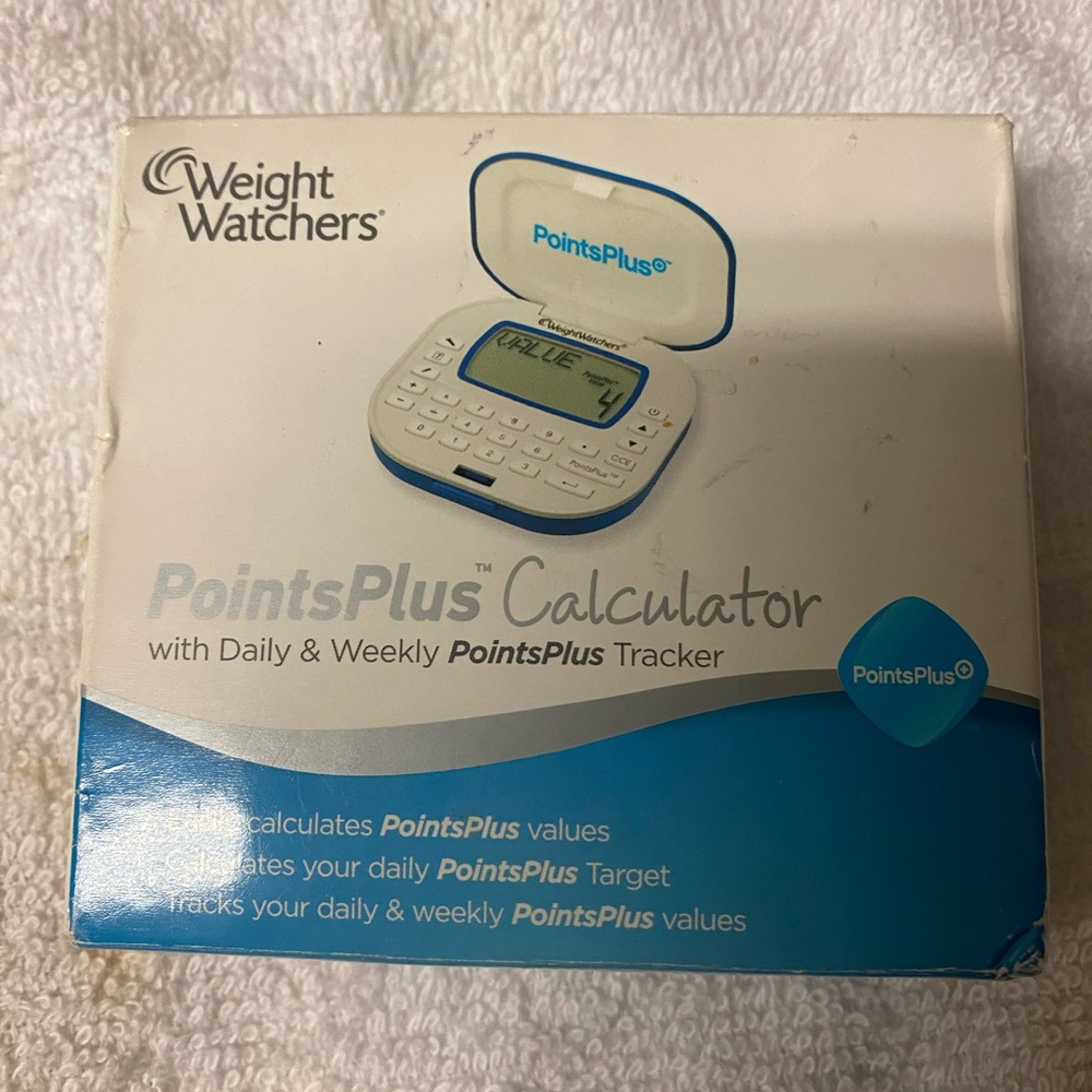 Weight Watchers PointsPlus Calculator Set - Blue and White